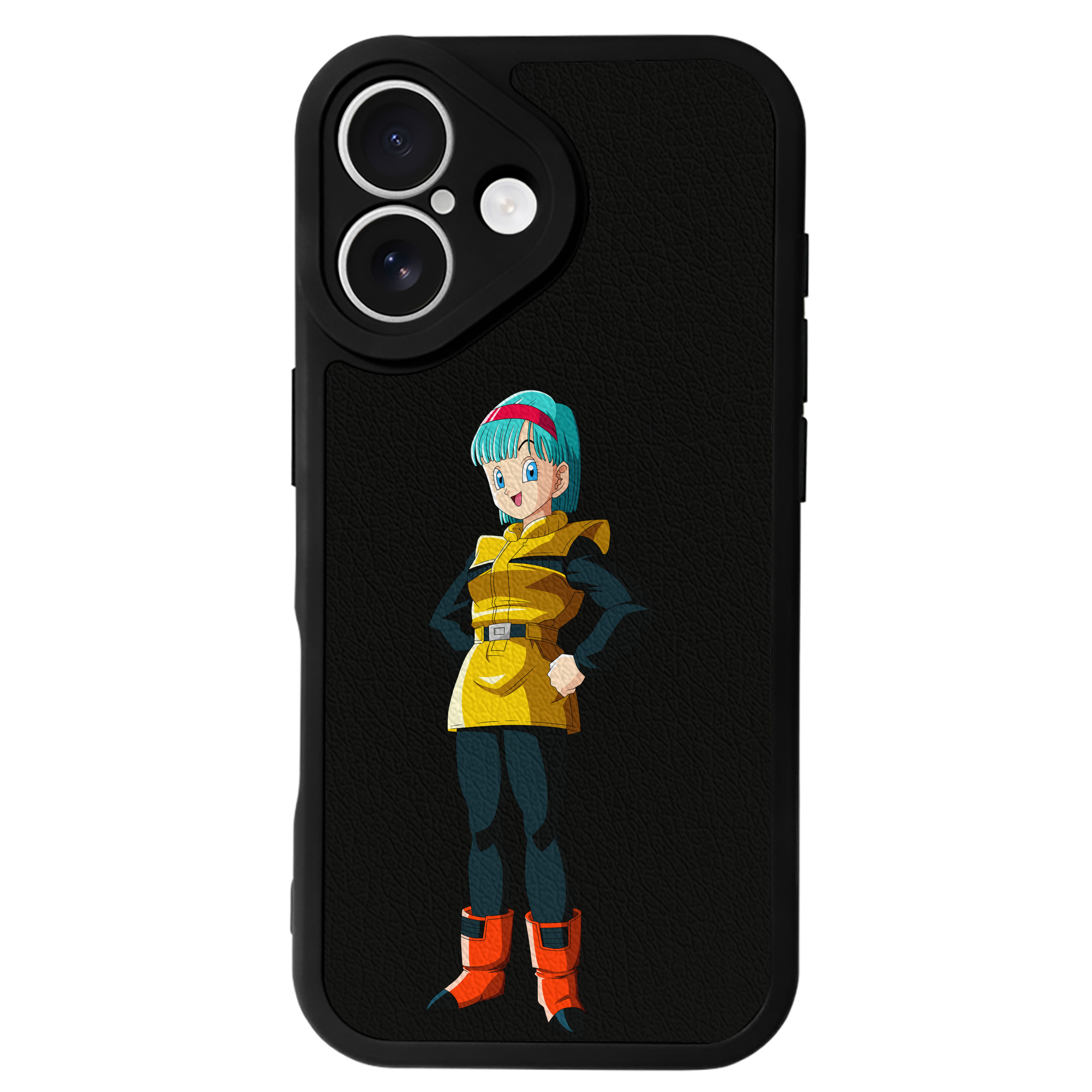 （画像用） ドラゴンボール DRAGON BALL 【iPhone 16シリーズ対応】シリコンスマホケース（レザー調） 材質：シリコン